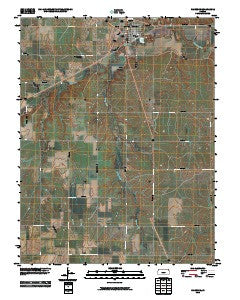 Florence Kansas Historical topographic map, 1:24000 scale, 7.5 X 7.5 Minute, Year 2010