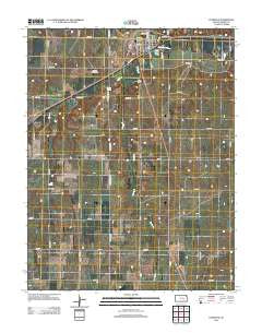 Florence Kansas Historical topographic map, 1:24000 scale, 7.5 X 7.5 Minute, Year 2012
