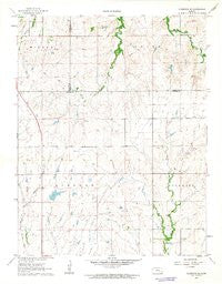 Florence SE Kansas Historical topographic map, 1:24000 scale, 7.5 X 7.5 Minute, Year 1962