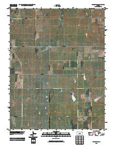 Florence SE Kansas Historical topographic map, 1:24000 scale, 7.5 X 7.5 Minute, Year 2009