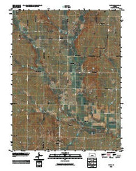 Flush Kansas Historical topographic map, 1:24000 scale, 7.5 X 7.5 Minute, Year 2009