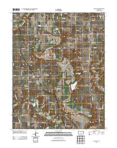 Fontana Kansas Historical topographic map, 1:24000 scale, 7.5 X 7.5 Minute, Year 2012