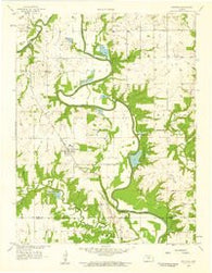 Fontana Kansas Historical topographic map, 1:24000 scale, 7.5 X 7.5 Minute, Year 1958