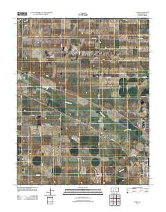 Ford Kansas Historical topographic map, 1:24000 scale, 7.5 X 7.5 Minute, Year 2012