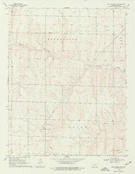 Fort Dodge SW Kansas Historical topographic map, 1:24000 scale, 7.5 X 7.5 Minute, Year 1969