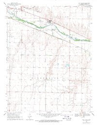 Fort Dodge Kansas Historical topographic map, 1:24000 scale, 7.5 X 7.5 Minute, Year 1969