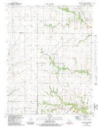 Fort Riley NE Kansas Historical topographic map, 1:24000 scale, 7.5 X 7.5 Minute, Year 1982