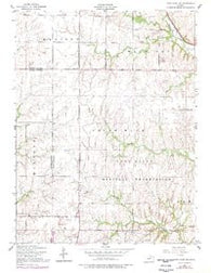 Fort Riley NE Kansas Historical topographic map, 1:24000 scale, 7.5 X 7.5 Minute, Year 1955