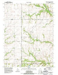 Fort Riley NE Kansas Historical topographic map, 1:24000 scale, 7.5 X 7.5 Minute, Year 1992