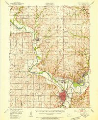 Fort Riley Kansas Historical topographic map, 1:62500 scale, 15 X 15 Minute, Year 1947