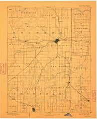 Fort Scott Kansas Historical topographic map, 1:125000 scale, 30 X 30 Minute, Year 1893