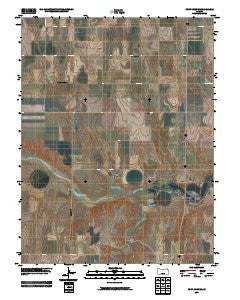 Fort Downer Kansas Historical topographic map, 1:24000 scale, 7.5 X 7.5 Minute, Year 2009