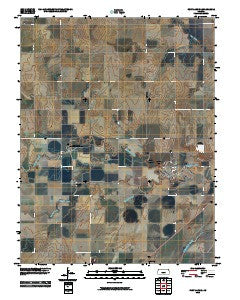 Fort Larned Kansas Historical topographic map, 1:24000 scale, 7.5 X 7.5 Minute, Year 2010
