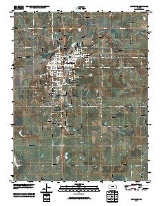Fort Scott Kansas Historical topographic map, 1:24000 scale, 7.5 X 7.5 Minute, Year 2010