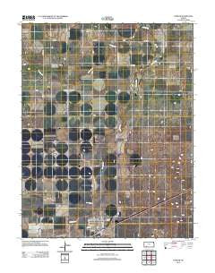 Fowler Kansas Historical topographic map, 1:24000 scale, 7.5 X 7.5 Minute, Year 2012