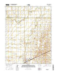 Fowler Kansas Current topographic map, 1:24000 scale, 7.5 X 7.5 Minute, Year 2016
