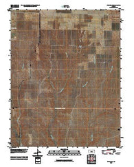 Fowler SE Kansas Historical topographic map, 1:24000 scale, 7.5 X 7.5 Minute, Year 2010
