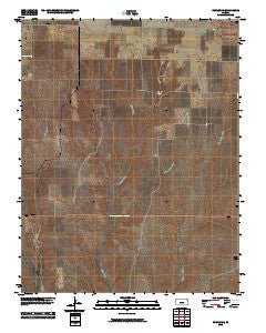 Fowler SE Kansas Historical topographic map, 1:24000 scale, 7.5 X 7.5 Minute, Year 2010