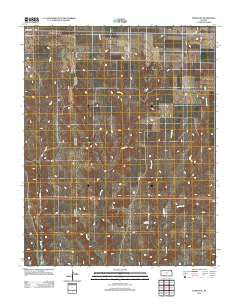 Fowler SE Kansas Historical topographic map, 1:24000 scale, 7.5 X 7.5 Minute, Year 2012