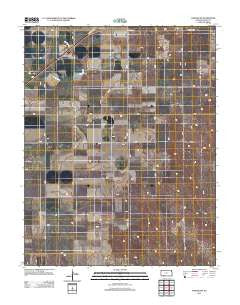 Fowler SW Kansas Historical topographic map, 1:24000 scale, 7.5 X 7.5 Minute, Year 2012