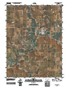 Frankfort Kansas Historical topographic map, 1:24000 scale, 7.5 X 7.5 Minute, Year 2009