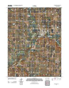 Frankfort Kansas Historical topographic map, 1:24000 scale, 7.5 X 7.5 Minute, Year 2012