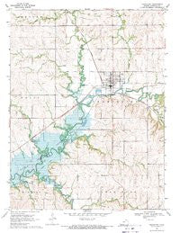 Frankfort Kansas Historical topographic map, 1:24000 scale, 7.5 X 7.5 Minute, Year 1969