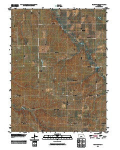 Frankfort SW Kansas Historical topographic map, 1:24000 scale, 7.5 X 7.5 Minute, Year 2009