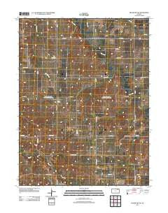 Frankfort SW Kansas Historical topographic map, 1:24000 scale, 7.5 X 7.5 Minute, Year 2012