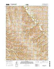 Frankfort SW Kansas Current topographic map, 1:24000 scale, 7.5 X 7.5 Minute, Year 2016