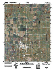 Fredonia Kansas Historical topographic map, 1:24000 scale, 7.5 X 7.5 Minute, Year 2010