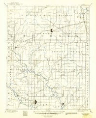 Fredonia Kansas Historical topographic map, 1:125000 scale, 30 X 30 Minute, Year 1894