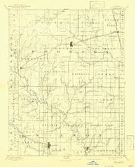 Fredonia Kansas Historical topographic map, 1:125000 scale, 30 X 30 Minute, Year 1894