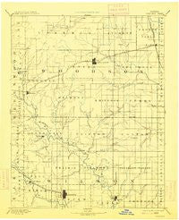 Fredonia Kansas Historical topographic map, 1:125000 scale, 30 X 30 Minute, Year 1894