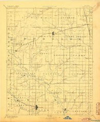 Fredonia Kansas Historical topographic map, 1:125000 scale, 30 X 30 Minute, Year 1894