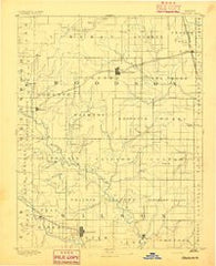 Fredonia Kansas Historical topographic map, 1:125000 scale, 30 X 30 Minute, Year 1894