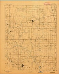 Fredonia Kansas Historical topographic map, 1:125000 scale, 30 X 30 Minute, Year 1886