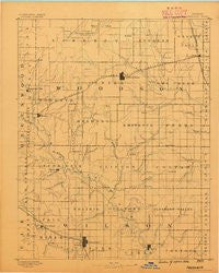 Fredonia Kansas Historical topographic map, 1:125000 scale, 30 X 30 Minute, Year 1886