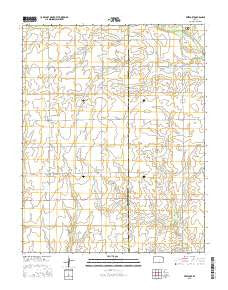 Freeport Kansas Current topographic map, 1:24000 scale, 7.5 X 7.5 Minute, Year 2015