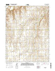 Galatia Kansas Current topographic map, 1:24000 scale, 7.5 X 7.5 Minute, Year 2015