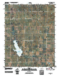 Galesburg Kansas Historical topographic map, 1:24000 scale, 7.5 X 7.5 Minute, Year 2010