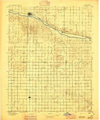 Garden Kansas Historical topographic map, 1:125000 scale, 30 X 30 Minute, Year 1896