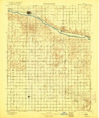 Garden City Kansas Historical topographic map, 1:125000 scale, 30 X 30 Minute, Year 1896