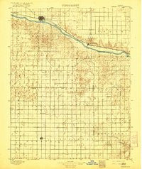 Garden City Kansas Historical topographic map, 1:125000 scale, 30 X 30 Minute, Year 1896