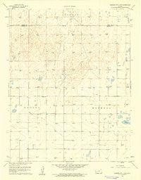 Garden City 3 NW Kansas Historical topographic map, 1:24000 scale, 7.5 X 7.5 Minute, Year 1959