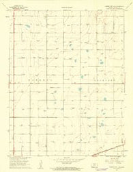 Garden City 3 SE Kansas Historical topographic map, 1:24000 scale, 7.5 X 7.5 Minute, Year 1960