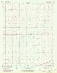 Garden City 3 SE Kansas Historical topographic map, 1:24000 scale, 7.5 X 7.5 Minute, Year 1960