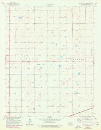 Garden City 3 SE Kansas Historical topographic map, 1:24000 scale, 7.5 X 7.5 Minute, Year 1960