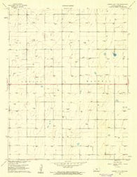 Garden City 3 SW Kansas Historical topographic map, 1:24000 scale, 7.5 X 7.5 Minute, Year 1960