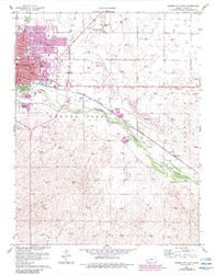 Garden City East Kansas Historical topographic map, 1:24000 scale, 7.5 X 7.5 Minute, Year 1960